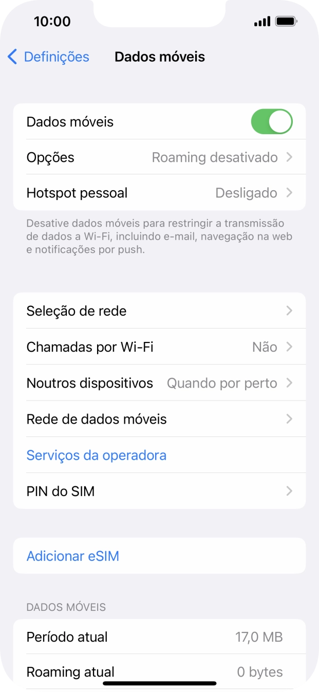 Prima Rede de dados móveis.