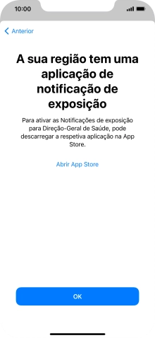 Prima Abrir App Store e siga as indicações no ecrã para descarregar e instalar a app.