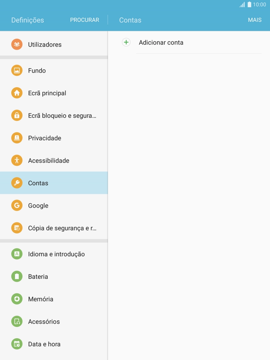 Prima a tecla de início para terminar e voltar ao ecrã inicial.