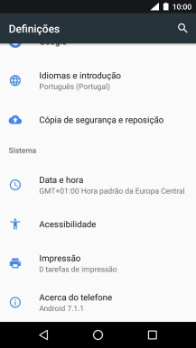 Prima Cópia de segurança e reposição.