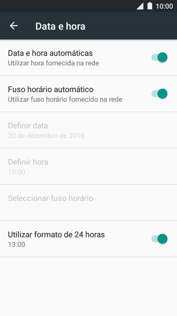 Prima a tecla de início para terminar e voltar ao ecrã inicial.