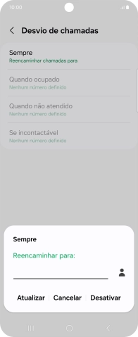 Prima Desativar.