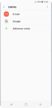 Se o ecrã mostrar esta imagem, a sua conta foi identificada e configurada automaticamente. Siga as indicações no ecrã para introduzir informações adicionais e concluir a configuração.