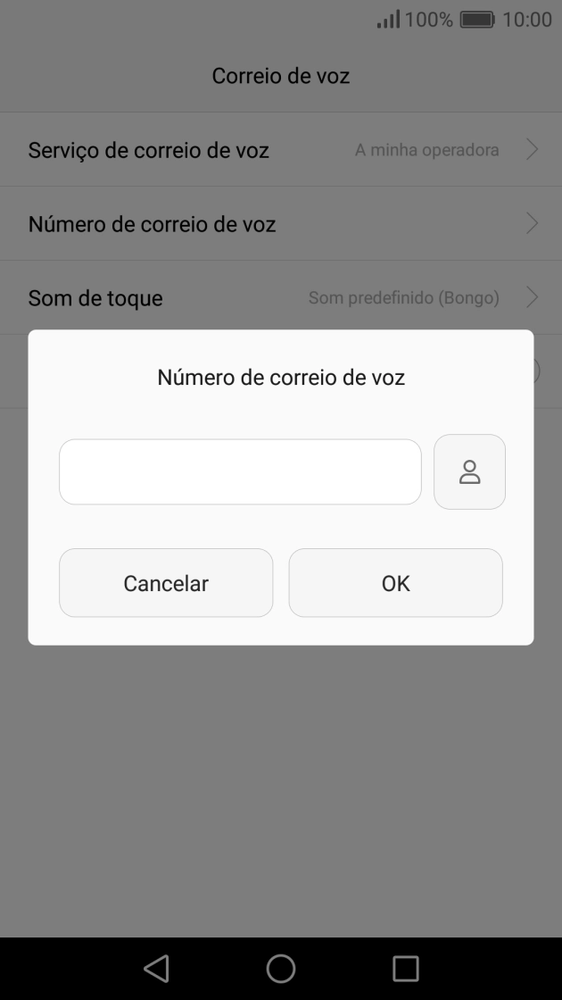 Introduza 123 e prima OK.