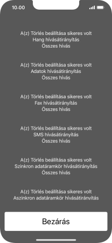 Válaszd a Bezárás lehetőséget.