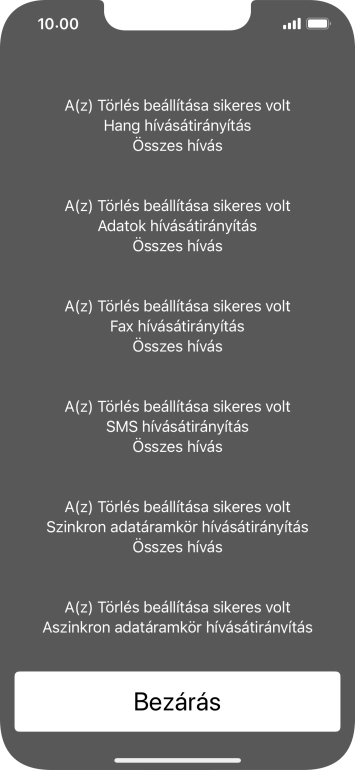 Válaszd a Bezárás lehetőséget.