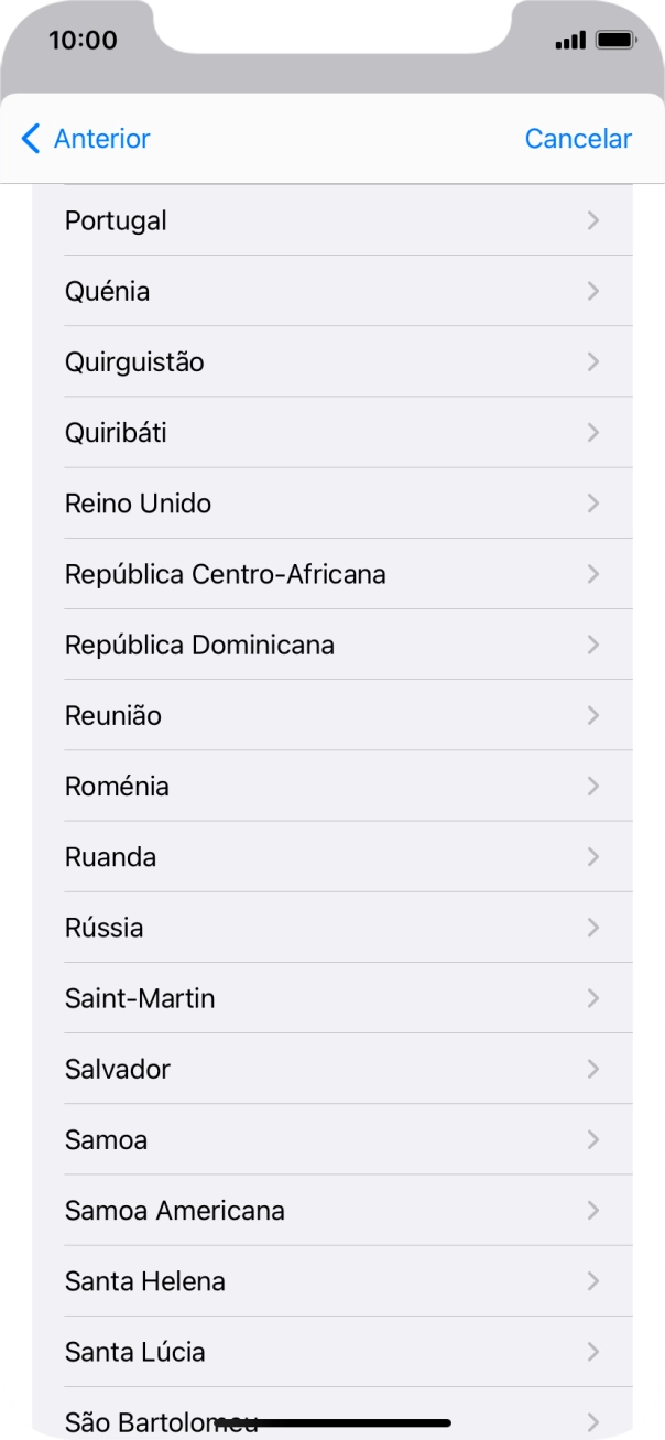 Prima o país pretendido.