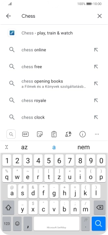 Írd be a keresett alkalmazás nevét vagy kategóriáját, és kattints a keresés ikonra.
