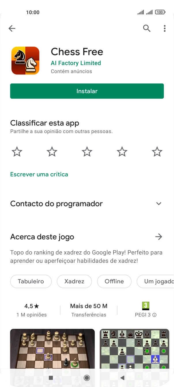 Prima a tecla de início para terminar e voltar ao ecrã inicial.