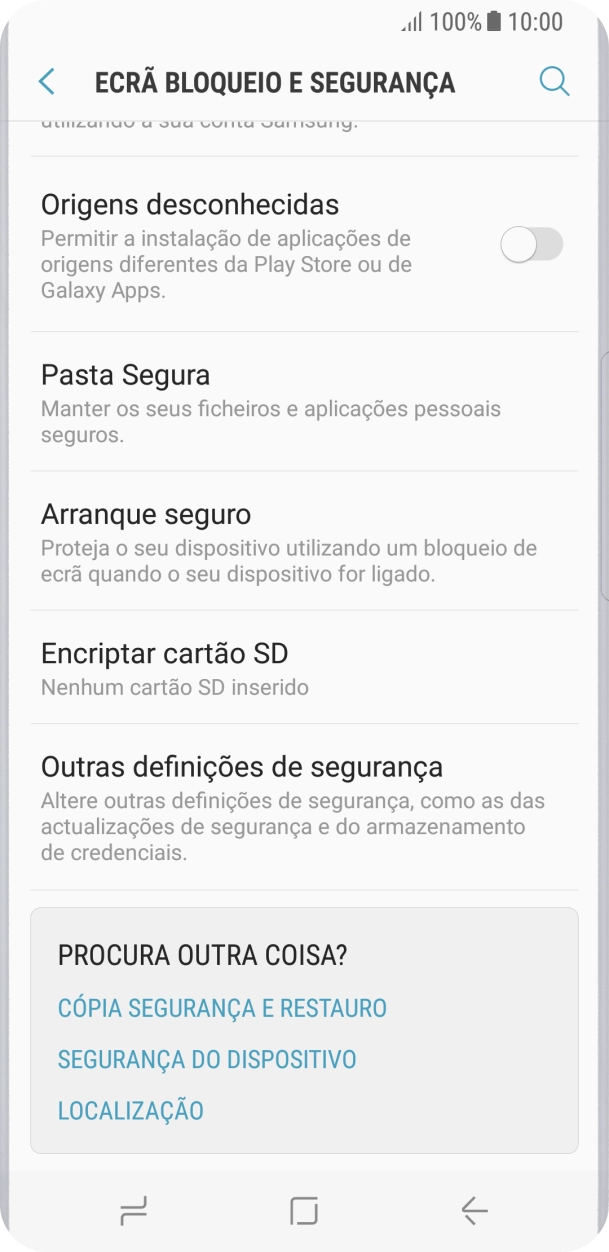 Prima Outras definições de segurança.