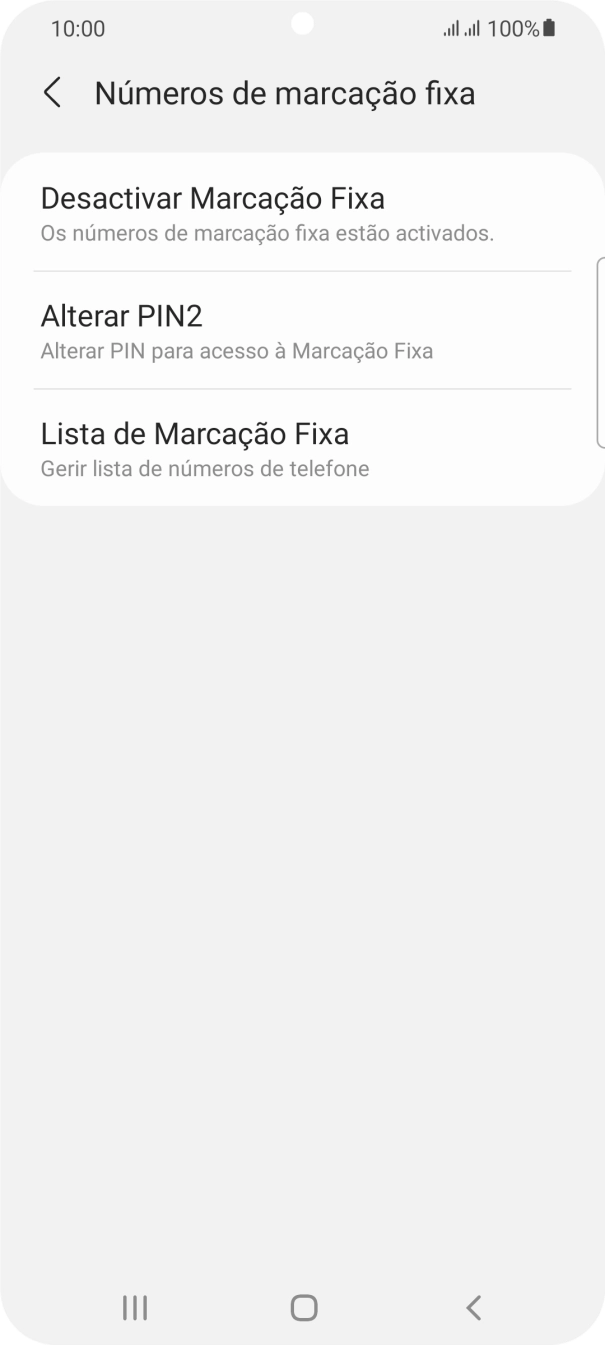 Prima Desactivar Marcação Fixa.