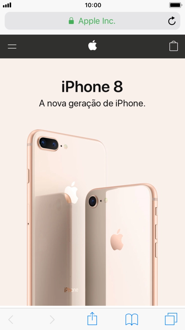 Prima ainda mais firmemente no ecrã, até que o conteúdo abra na aplicação relevante.