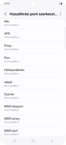 Válaszd a Név lehetőséget.