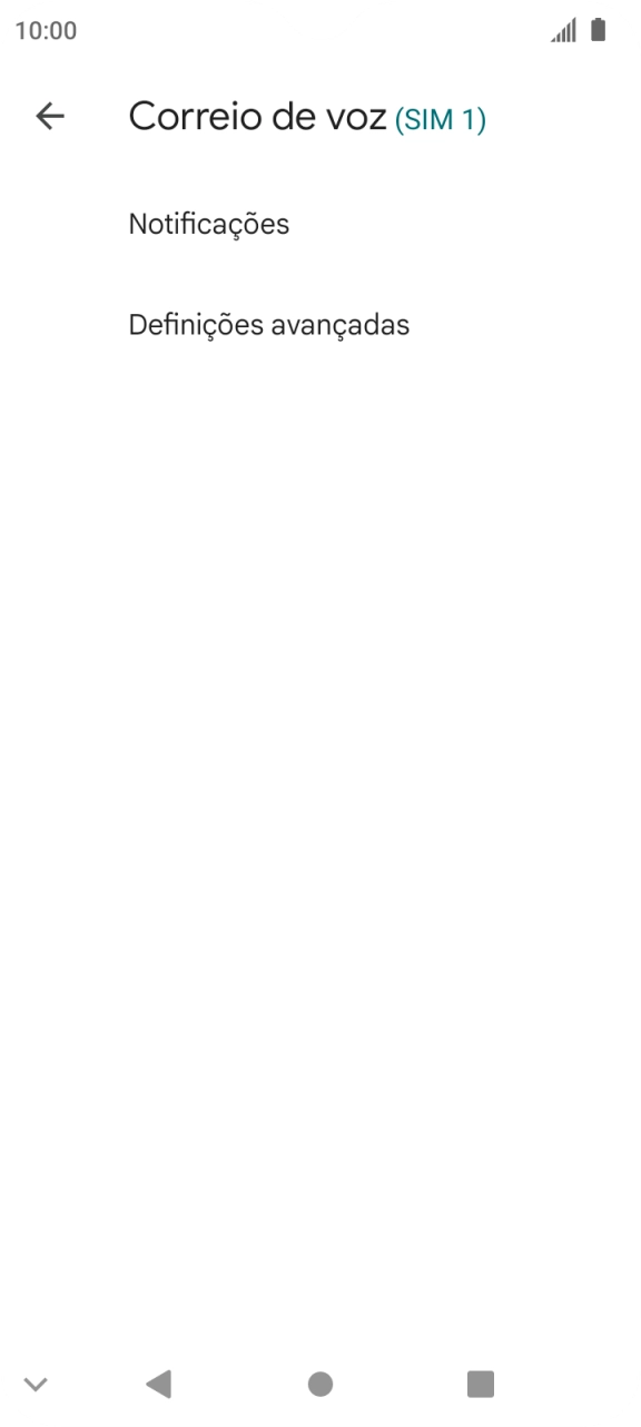 Prima Definições avançadas.