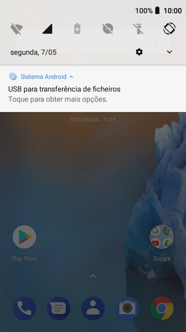 Prima Toque para obter mais opções..