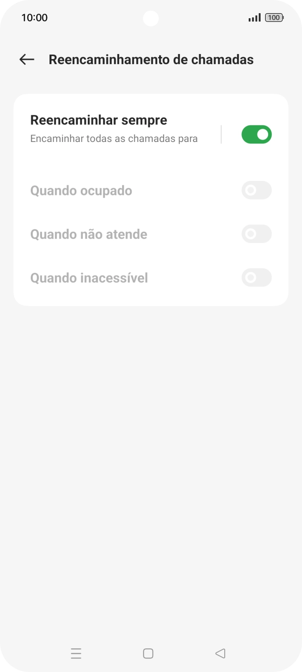 Prima o indicador junto ao tipo de desvio pretendido.
