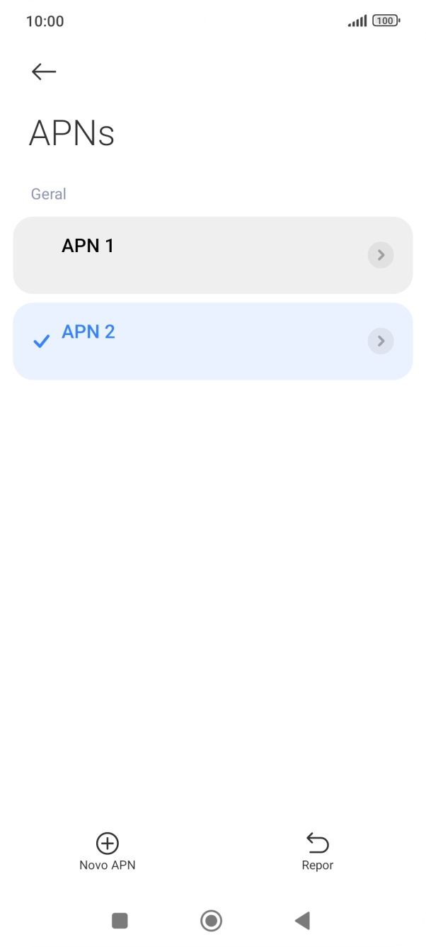 Prima a tecla de início para terminar e voltar ao ecrã inicial.