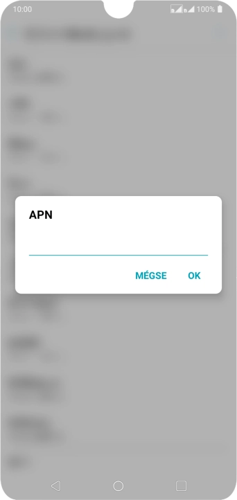Amennyiben előfizetésed van, írd be azt, hogy mms.vodafone.net, és válaszd az OK lehetőséget.