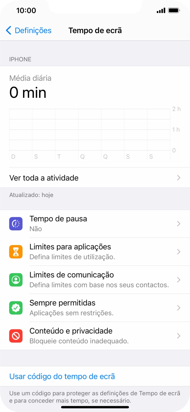 Prima Ver toda a atividade.