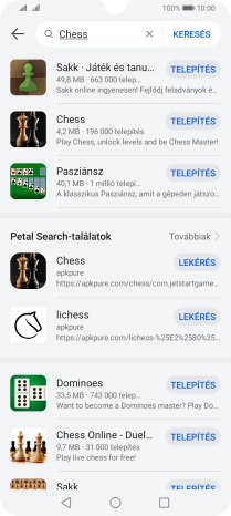 Kattints a kívánt alkalmazásra.
