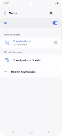 A befejezéshez, és ahhoz, hogy visszatérhess a főképernyőhöz, nyomd meg a főgombot.