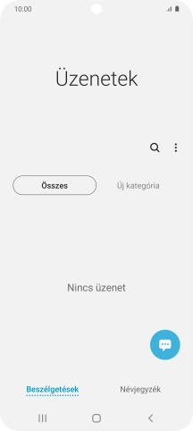 Kattints a menü ikonra.