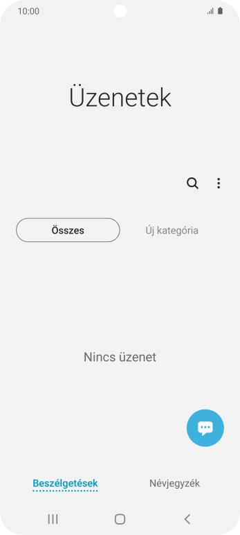 Kattints a menü ikonra.