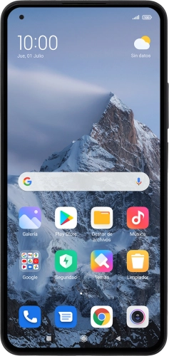 Imagen 1: Vista frontal del Xiaomi Mi 11 Lite 5G - Black
