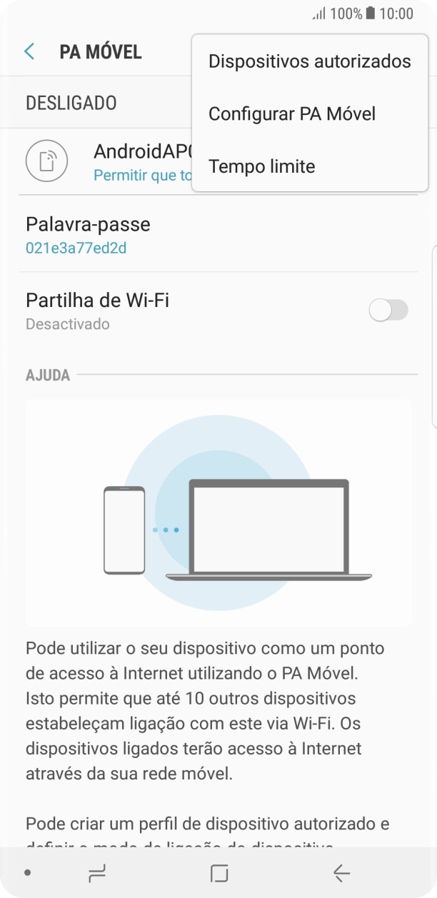 Prima Configurar PA Móvel.