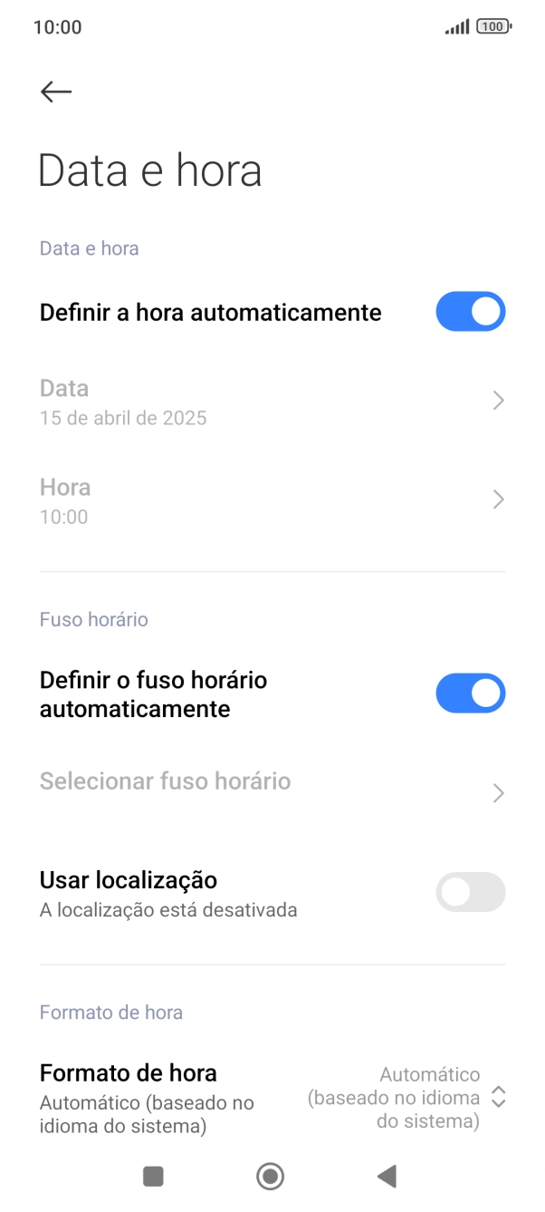 Prima a tecla de início para terminar e voltar ao ecrã inicial.