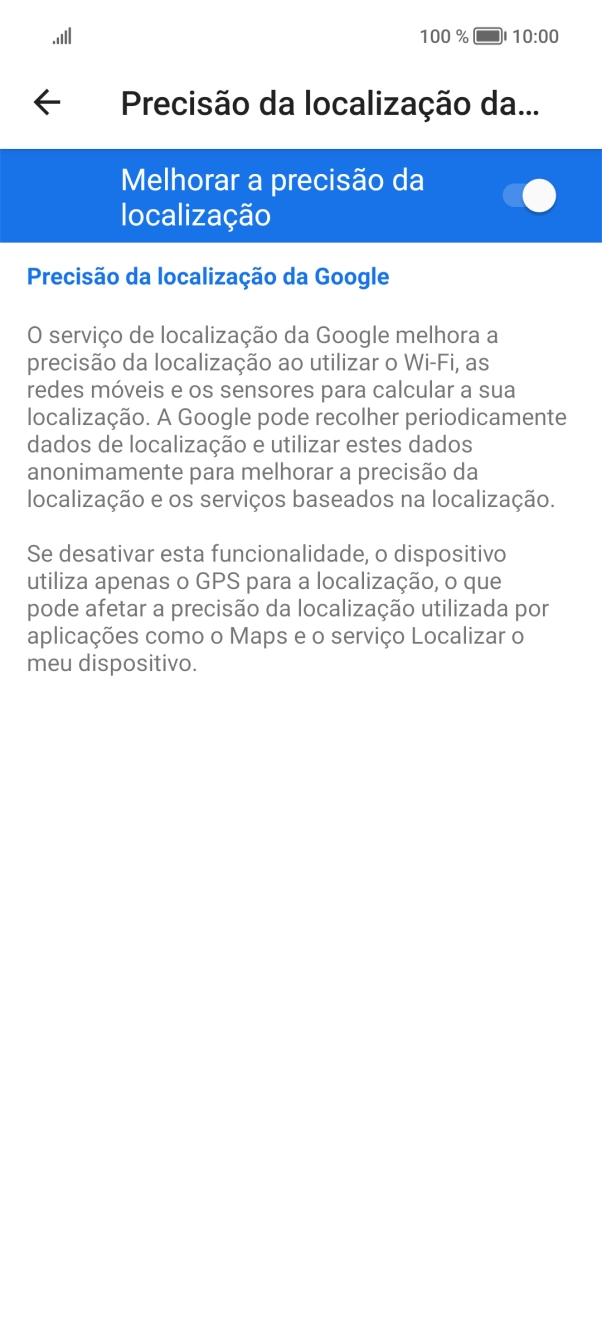 Se premir o indicador junto a 