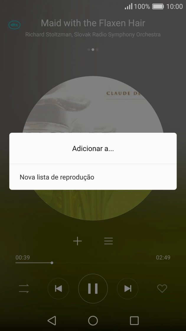 Prima Nova lista de reprodução.
