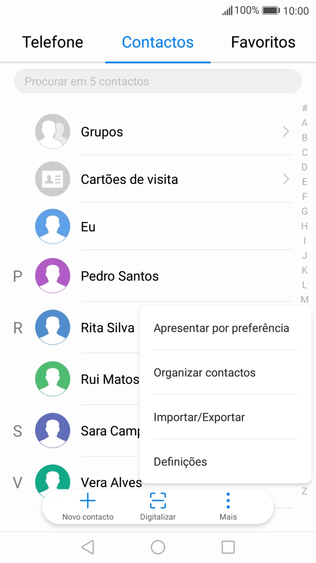 Prima Importar/Exportar.