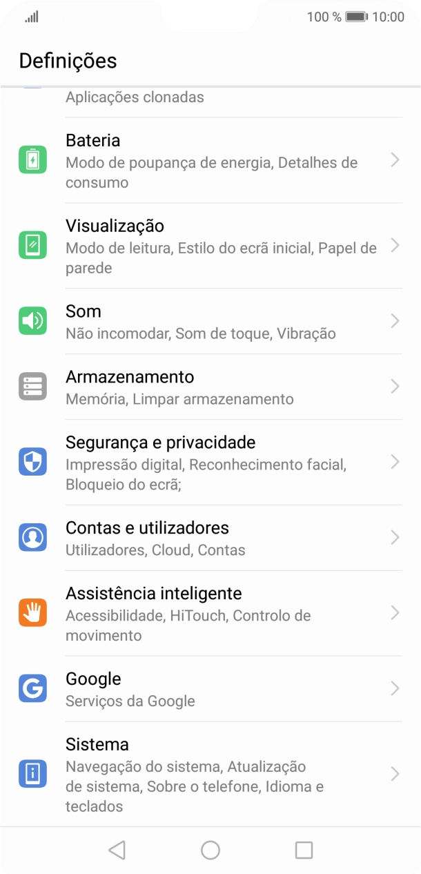 Prima Contas e utilizadores.