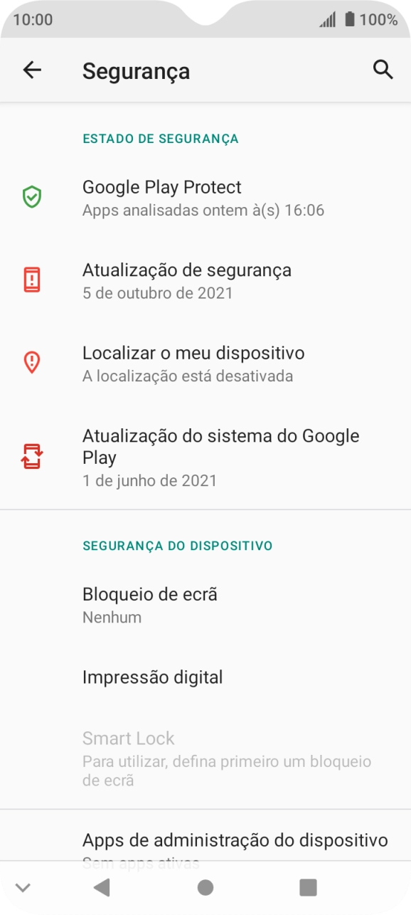 Prima a tecla de início para terminar e voltar ao ecrã inicial.
