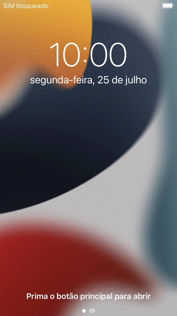 Prima a tecla de início.