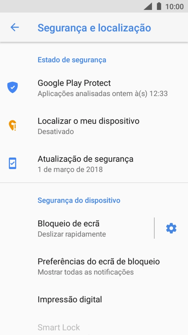 Prima Impressão digital.