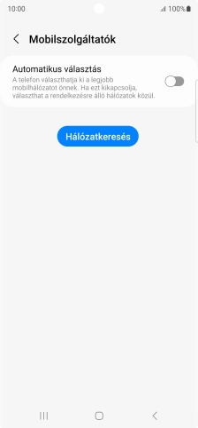 Kattints az „Automatikus választás” melletti csúszkára a funkció bekapcsolásához.