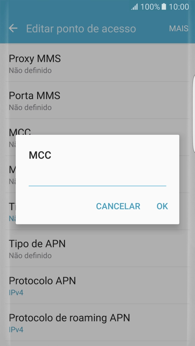 Introduza 268 e prima OK.