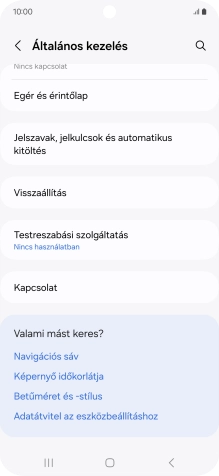 Válaszd a Visszaállítás lehetőséget.