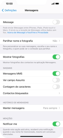 Para voltar ao ecrã inicial, deslize o dedo de baixo para cima a partir da base do ecrã.