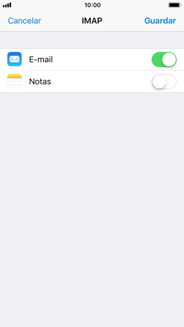 Prima Guardar. A sua conta de e-mail está agora configurada. Se pretender escolher definições adicionais para o servidor de receção e envio, siga os passos seguintes.