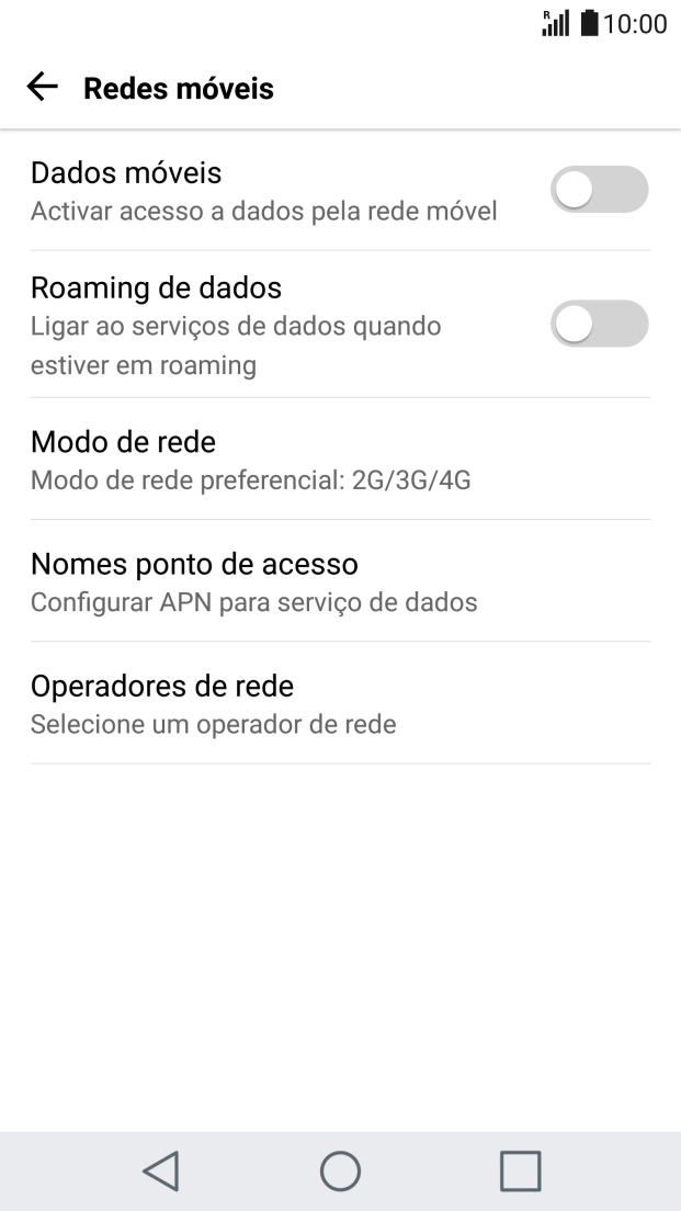 Prima Nomes ponto de acesso.