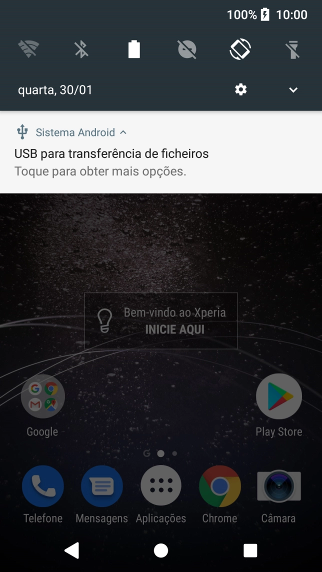 Prima Toque para obter mais opções..