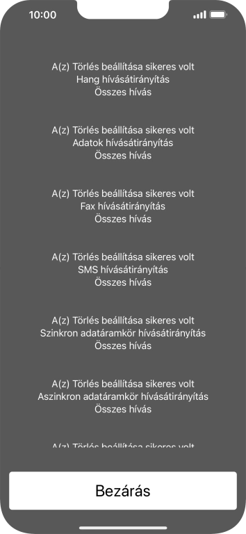 Válaszd a Bezárás lehetőséget.