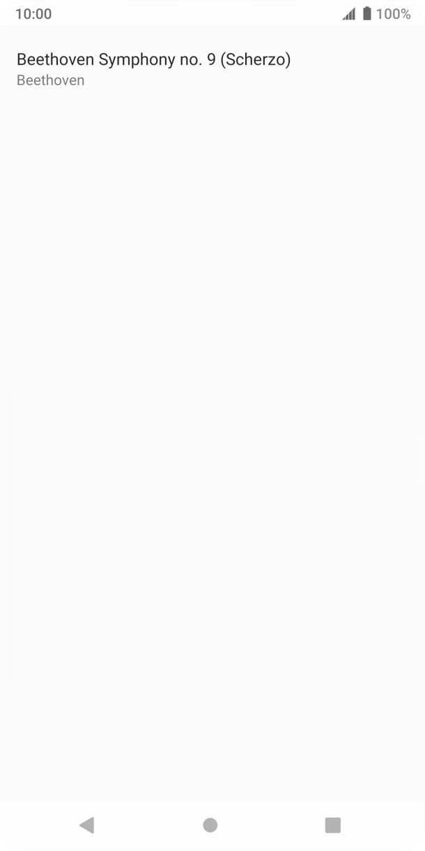 Prima o tom de toque pretendido.