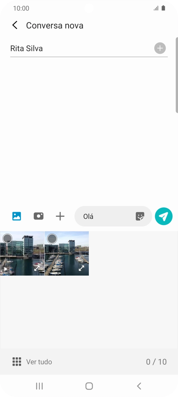 Prima Ver tudo e vá até à pasta pretendida.