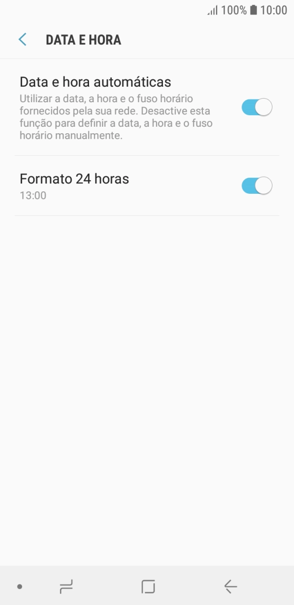 Prima a tecla de início para terminar e voltar ao ecrã inicial.