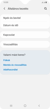 Válaszd a Visszaállítás lehetőséget.
