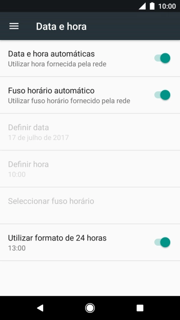 Prima a tecla de início para terminar e voltar ao ecrã inicial.